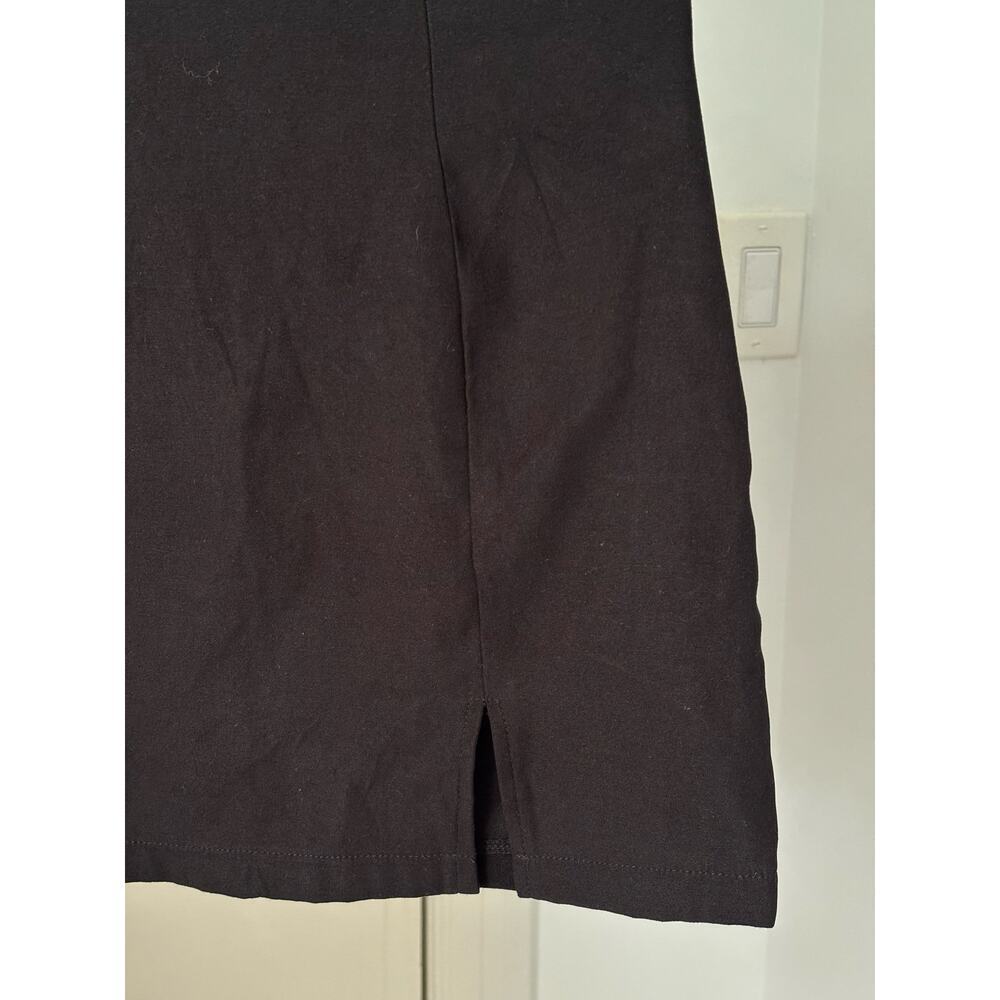 Women’s Black Mini Skirt Side Slit High Waist Career Office Y2K Size S - Picture 5 of 5